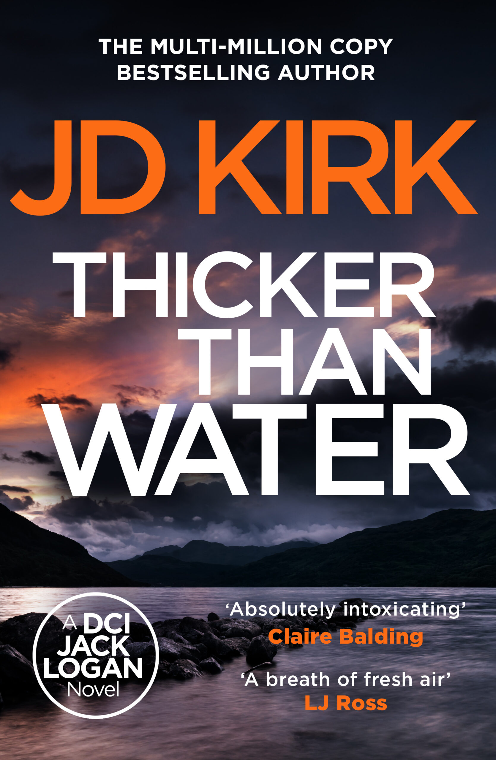Thicker Than Water - Scottish Crime Fiction novel by JD Kirk